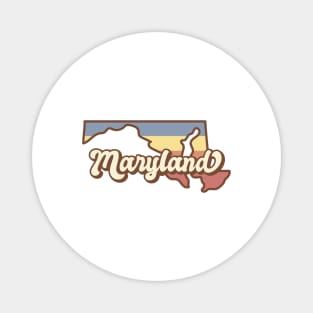 Maryland Retro Magnet